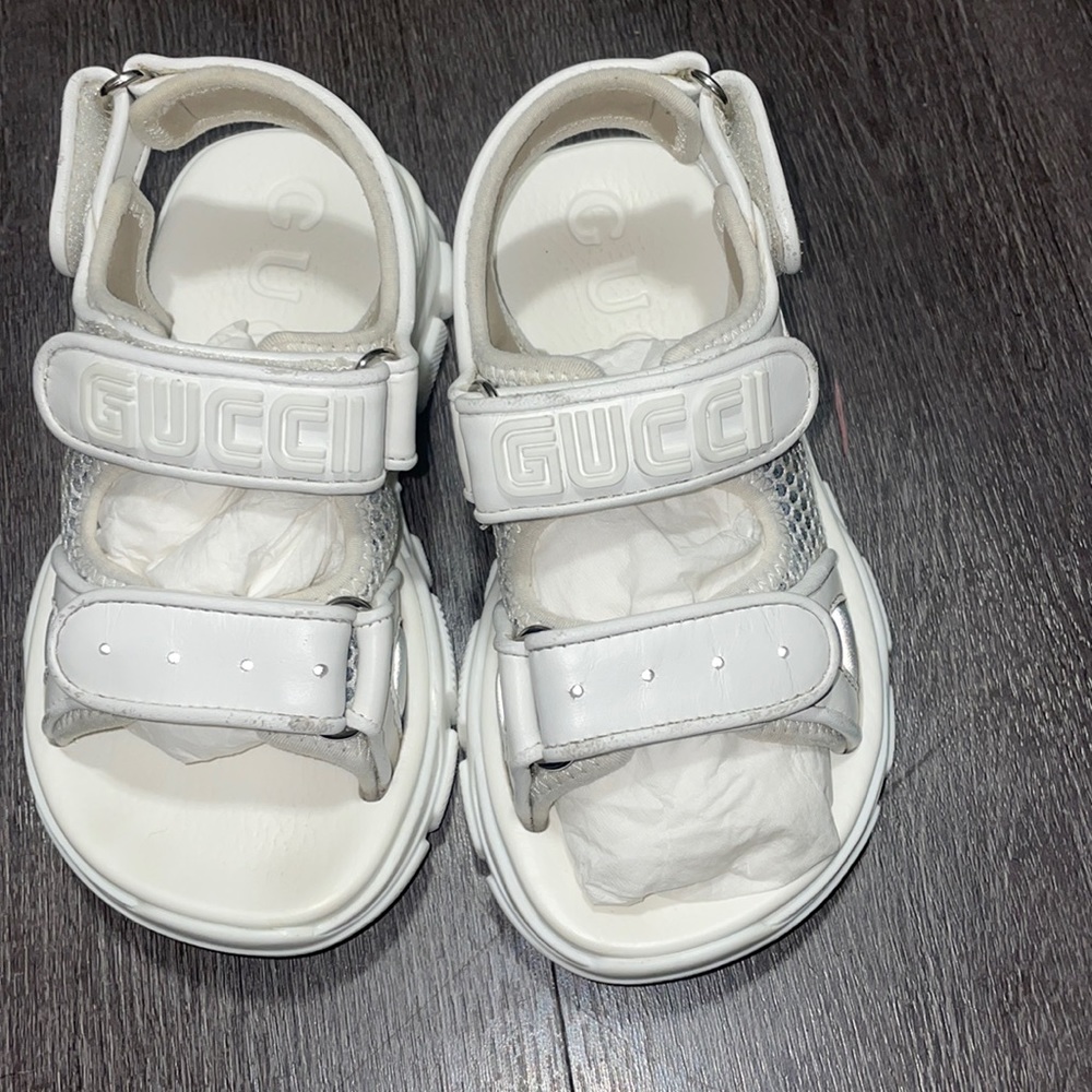 Brand new White Gucci sandal